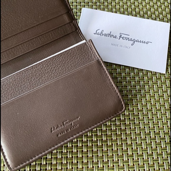 Uni-Sex SALVATORE FERRAGAMO Calfskin CARD CASE - Picture 6 of 11